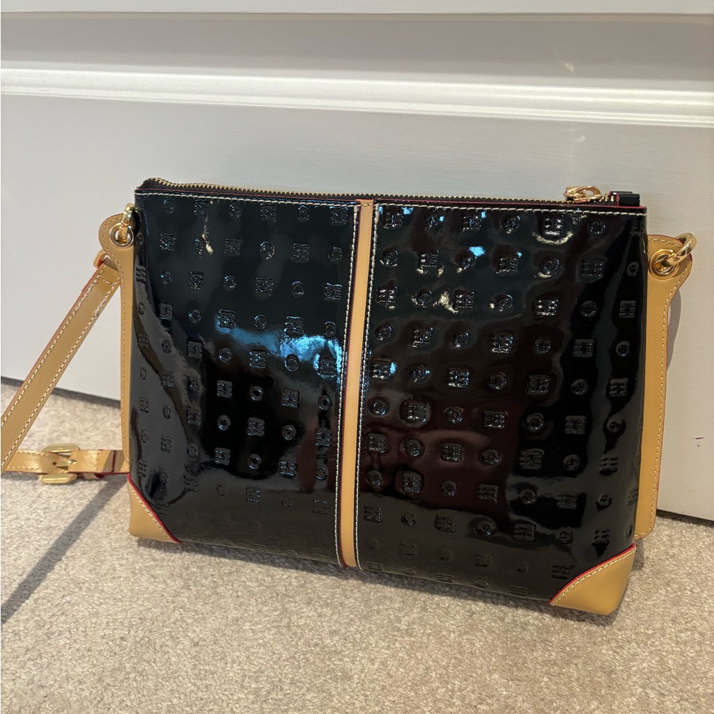 Arcadia Patent Leather Crossbody - Made In Italy
